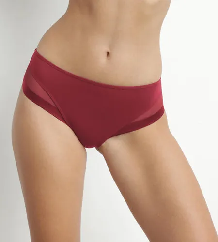 Slip en microfibre et tulle Coquelicot Generous - DIM - Modalova