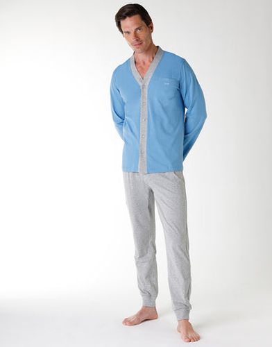 Pyjama en jersey avec tunique, clair poudre - Masculin - Taille L - Lovable - Modalova