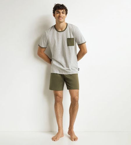 Ensemble pyjama short Kaki Jersey - DIM - Modalova