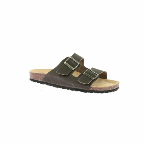 Paire de mules en cuir et liège - DIM - Modalova