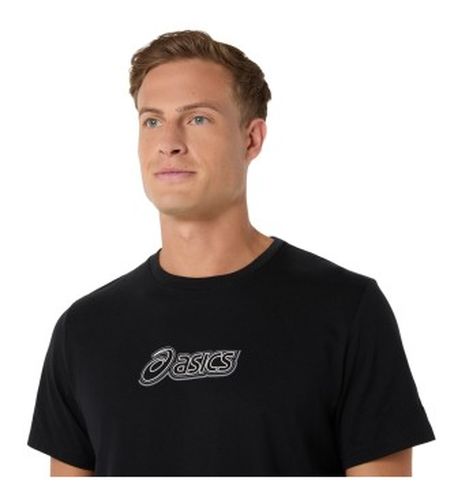 F334 T-shirt Logo Graphic (S), Casuel, Coton, Manche courte - ASICS - Modalova