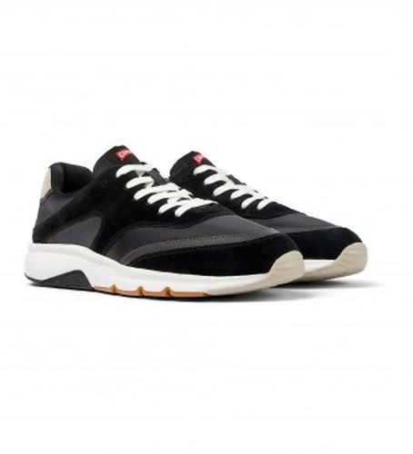 K100876-013 Drift Leather Sneakers (41), Cuir, Noir, Plat, Lacets, Casuel - Camper - Modalova