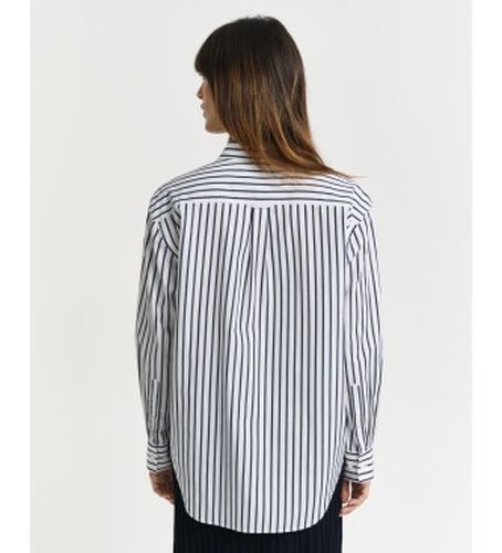 Chemise classique en popeline rayée , coupe décontractée (34), Casuel, Coton, Manche longue - Gant - Modalova
