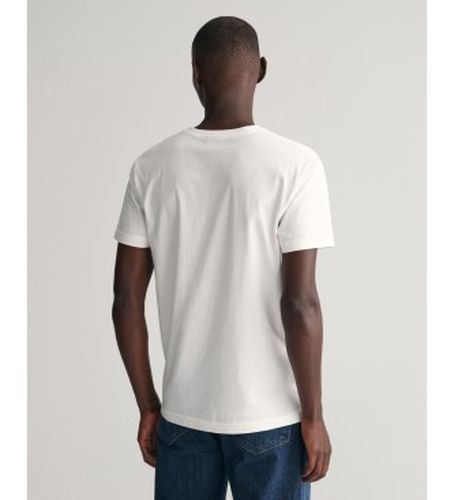 T-shirt col V Shield (XXS), Casuel, Coton, Manche courte - Gant - Modalova