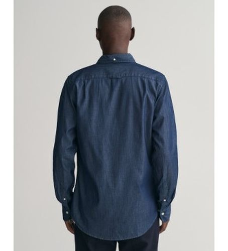Chemise Slim Fit Indigo indigo (S), Casuel, Coton, Classique, Manche longue, Marine - Gant - Modalova