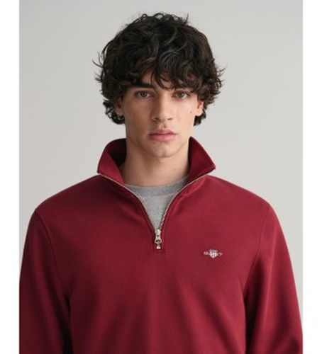 Sweat Shield à demi-zip (S), Casuel, Grenat, Coton - Gant - Modalova