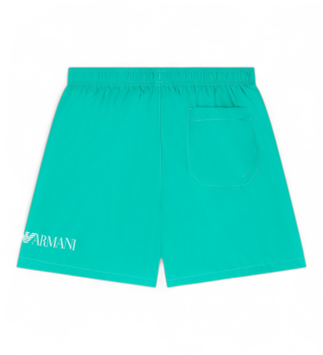 Pour garçon. 7B000341_AF13049 Short de bain enfant (10Años= 142cm), Bleu, Casuel, Sport, Synthétique, Sportswear, Multisport, Polye - EA7 - Modalova