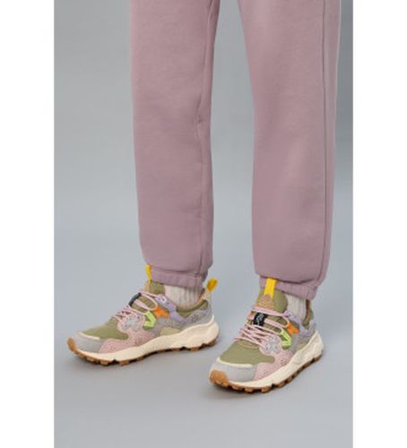 Baskets Yamano 3 vertes (36), Plat, Cuir, Lacets, Casuel - Flower Mountain - Modalova
