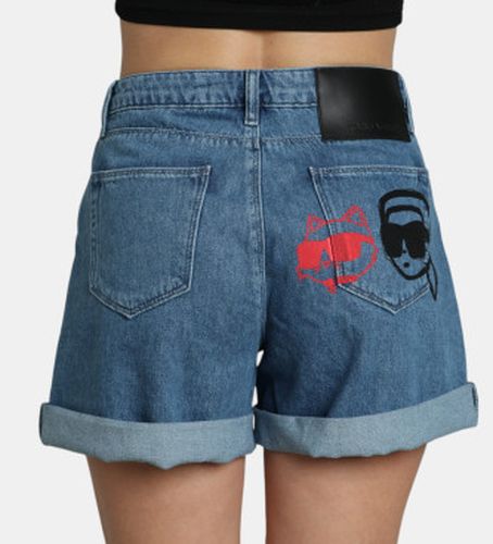 A2W10151 Short Face (26), Casuel, Coton, Denim - Karl Lagerfeld - Modalova
