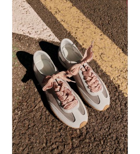 Baskets Bridge Solid Mesh cassé (39), Cuir, Plat, Lacets, Casuel - HOFF - Modalova