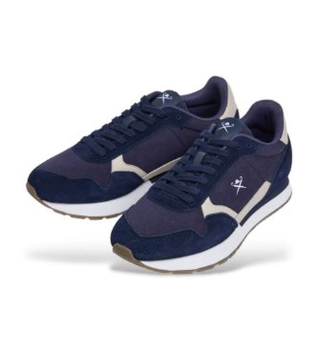 HMS200091 Chaussures Vector Vice (41), Plat, Lacets, Casuel, Marine - Hackett London - Modalova