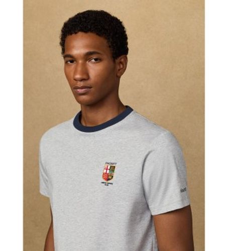 HM5000082 T-shirt Lrc fit classic (S), Casuel, Gris, Coton, Manche courte - Hackett London - Modalova