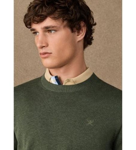 HM7000116 Pull Ess Cotton Crew olive (M), Casuel, Coton - Hackett London - Modalova