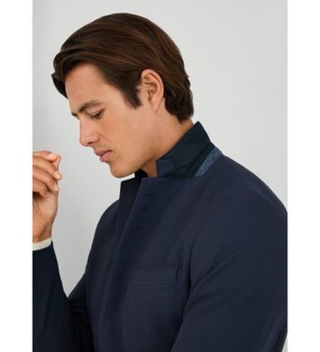 HM443343 Americana Texture (36/32), Casuel, Classique, Polyamide, Manche longue, Durable, Marine - Hackett London - Modalova