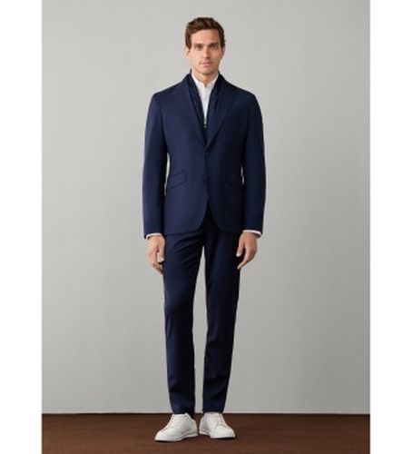 HM4700064 pantalon de voyage en laine avec cordon fit relaxed marine (32/32), Casuel, Classique - Hackett London - Modalova