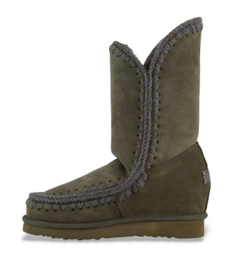 MU.FW121001A Bottes en cuir Eskimo à semelle compensée hautes (36), 3 à 5 cm, Aucun, Casuel - Mou - Modalova