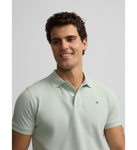 S261011002098 Polo classique uni clair (S), Casuel, Coton, Manche courte - Silbon - Modalova