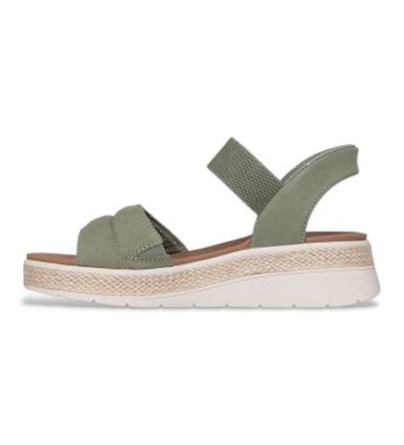 Sandales Bobs Sun Ray à enfiler olive (39), Plat, 3 à 5 cm, Aucun, Casuel - Skechers - Modalova