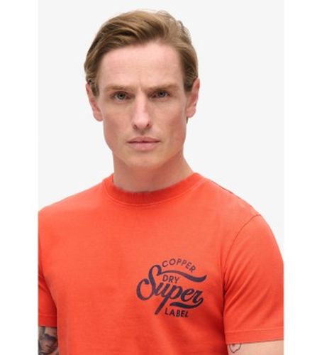 M1012024A Copper Label Chest Graphic T-shirt (M), Casuel, Coton, Manche courte - Superdry - Modalova