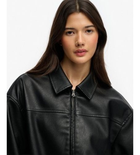 W5012158A Veste en simili cuir Collared Oversized (S), Casuel, Polyester - Superdry - Modalova