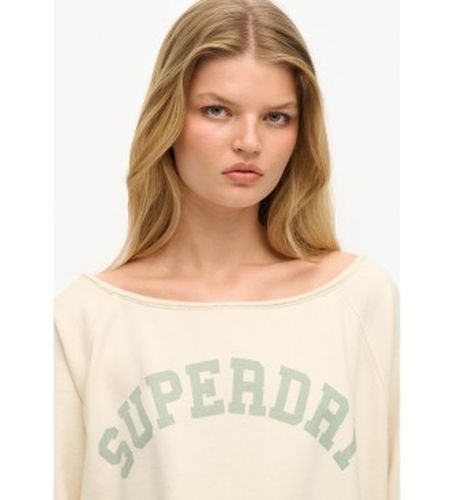 W2012424A Sweatshirt Athletic Essential Bardot cassé (XS), Casuel, Coton - Superdry - Modalova