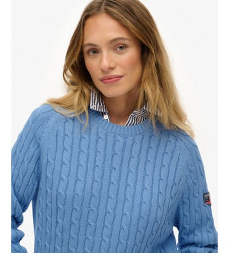 W6110610A Pull en maille torsadée (XL), Casuel, Coton - Superdry - Modalova
