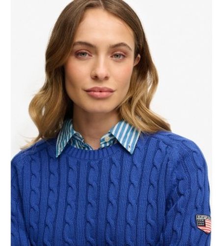 W6110610A Pull ample à torsades (S), Casuel, Tissu - Superdry - Modalova