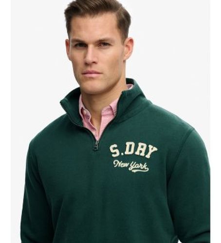 M2014478A Sweatshirt Vintage Athletic Half Zip (M), Casuel, Coton - Superdry - Modalova