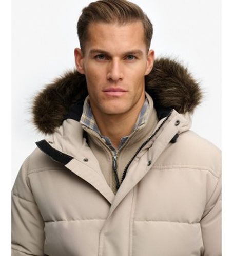 M5012363A Doudoune Everest à capuche, (XL), Casuel, Polyester - Superdry - Modalova