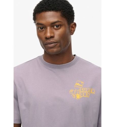 M1012263A T-shirt lilas Trade Tools (XL), Casuel, , Coton, Manche courte - Superdry - Modalova