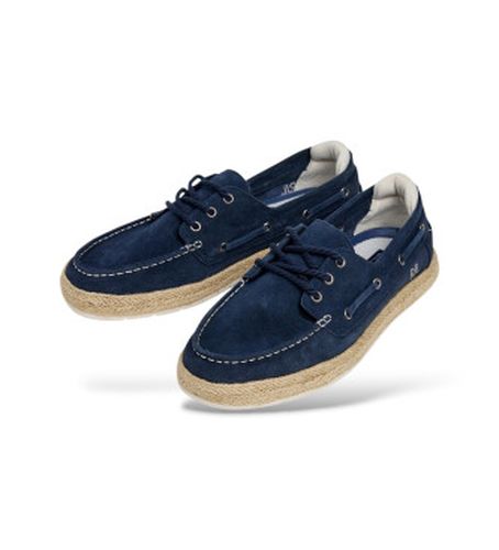 PMS100006 Espadrilles Porto Deck (44), Bleu, Tissu, Plat, Lacets, Casuel - Pepe Jeans - Modalova