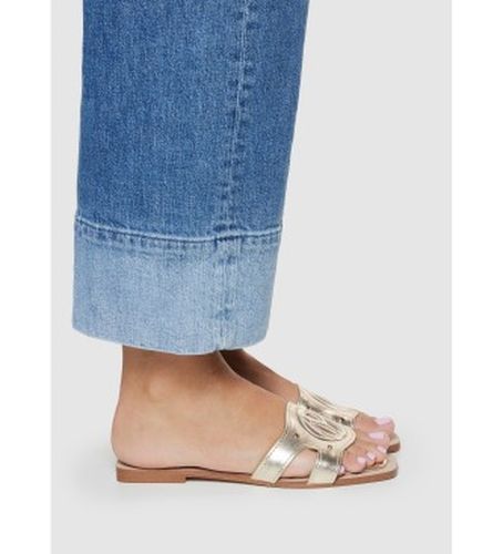 PLS90695 Sandales Frida Log (36), Doré, Plat, Aucun, Casuel - Pepe Jeans - Modalova