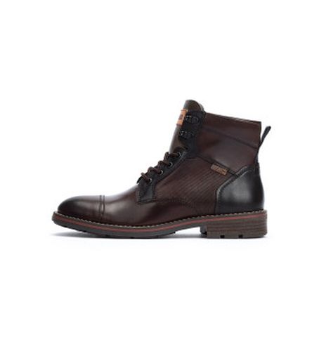 M2M-8156C1 Bottines en cuir York (39), Plat, Fermeture éclair, Casuel - Pikolinos - Modalova