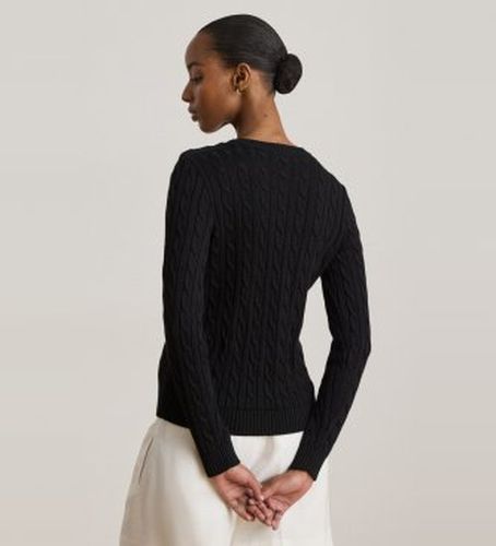 P14039001 Pull en maille torsadée avec boutons (S), Casuel, Coton, Manche longue - Lauren Ralph Lauren - Modalova