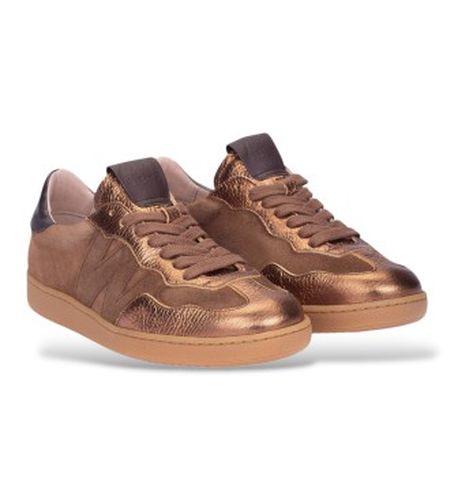 AP-2010 Baskets en cuir Lai marron (36), Plat, Lacets, Casuel - Wonders - Modalova