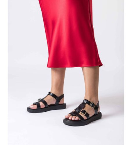 AB-1012 Sandales en cuir léger (36), Plat, 1 à 3 cm, Boucle, Casuel - Wonders - Modalova