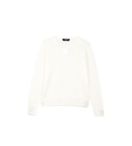 Pull Wkdatzeco en lin écru (XS), Blanc, Casuel - Weekend Max Mara - Modalova