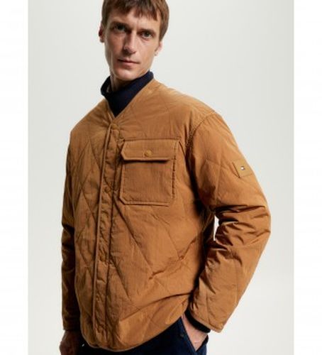 MW0MW33420 Veste imperméable à doublure brune (L), , Casuel, Manche longue, Durable, Nylon recyclé - Tommy Hilfiger - Modalova