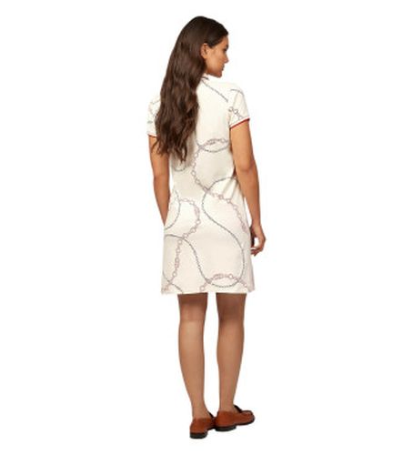 WW0WW45532 Robe de style polo à bordures (S), Casuel, Coton, Manche courte - Tommy Hilfiger - Modalova