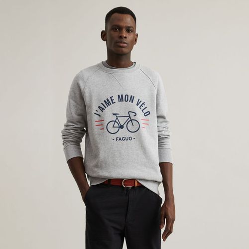 Sweatshirt gris 'J'aime mon vélo' - FAGUO - Modalova