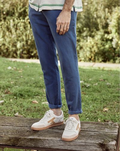 Pantalon bleu marine - FAGUO - Modalova