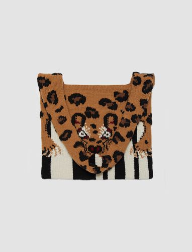 Leopard Knit Bag - Joseph - Modalova