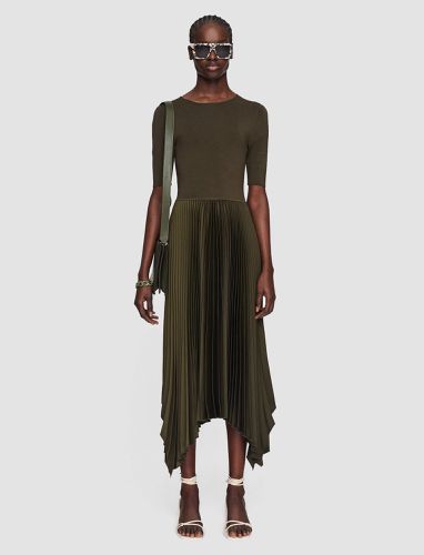 Knit Weave Plissé Darno Dress - Joseph - Modalova