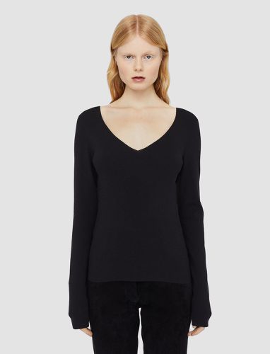 Silk Stretch V Neck Top - Joseph - Modalova