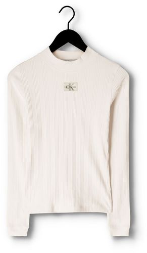 Calvin Klein Badge Rib Long Sleeve - France - CSV - Modalova