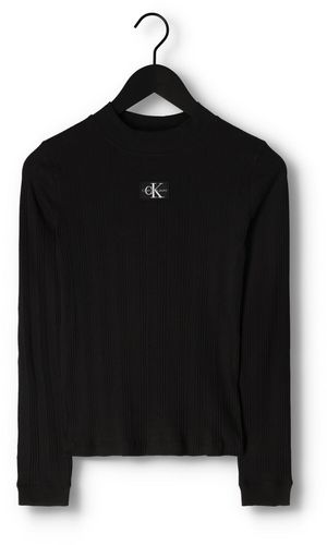 Calvin Klein Badge Rib Long Sleeve - France - CSV - Modalova