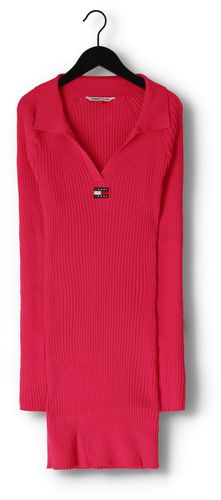 Tommy Jeans Mini Robe Tjw Collar Badge Sweater Dress - France - CSV - Modalova