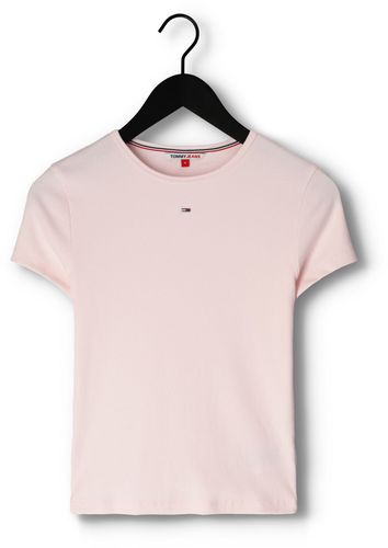Tommy Jeans T-shirt Tjw Bby Essential Rib Ss - France - CSV - Modalova