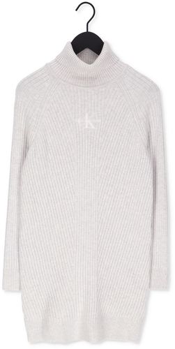 Calvin Klein Mini Robe Monogram Roll Neck Sweater Dress - France - CSV - Modalova