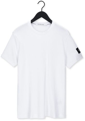 Calvin Klein T-shirt Monogram Badge Waffle Ss Tee - France - CSV - Modalova